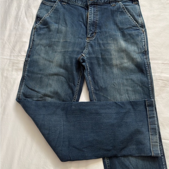 Carhartt Rugged Flex Utility Jeans Men’s 33x32 Blue Relaxed Fit - Picture 10 of 16